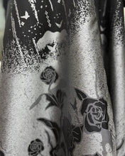 Load image into Gallery viewer, Structured Cloche Cut Eid Abaya – Taffeta Jacquard (Silver Pattern)