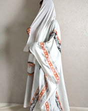 Load image into Gallery viewer, Sadu Cotton Jacquard Abaya (Terracotta Orange or Rose)