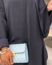 Load image into Gallery viewer, *Best Seller* Umrah Abaya with Wudhu Friendly Clipped Sleeves (Berry)