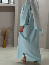 Load image into Gallery viewer, Winter Closed Butterfly with Square Neck (Sky Blue)