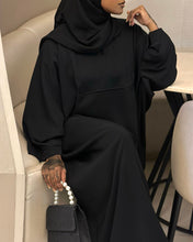 Load image into Gallery viewer, Closed Butterfly Kaftan with Square Neck (Black)
