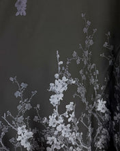 Load image into Gallery viewer, Eid Premium Silver Floral Patterned Abaya in Cloche-Cut
