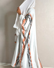 Load image into Gallery viewer, Sadu Cotton Jacquard Abaya (Terracotta Orange or Rose)
