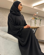 Load image into Gallery viewer, Luxurious “Soft like Butter” Abaya with Spanish Sleeves (Black)
