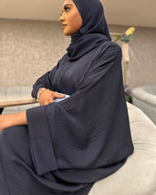 Load image into Gallery viewer, *Best Seller* Umrah Abaya with Clip at the Sleeves (Berry)
