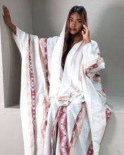 Load image into Gallery viewer, Sadu Cotton Jacquard Abaya (Terracotta Orange or Rose)
