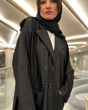 Load image into Gallery viewer, Blazer Abaya with Pockets
