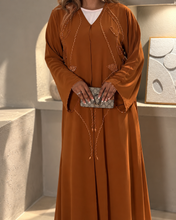 Load image into Gallery viewer, Luxury Double Chiffon Embellished Abaya
