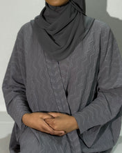Load image into Gallery viewer, Butterfly Abaya Set with Matching Chiffon Scarf
