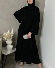 Load image into Gallery viewer, Black Abaya with Diamanté
