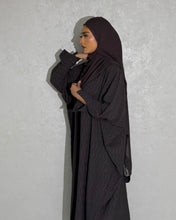 Load image into Gallery viewer,  Modest fashion butterfly abaya set with chiffon hijab


