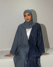Load image into Gallery viewer, Italian linen open abaya without inner dress for summer
