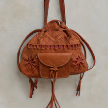 Load image into Gallery viewer, Real Leather Bucket Boho Bag
