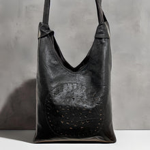 Load image into Gallery viewer, Large Genuine Goat Leather Tote Bag
