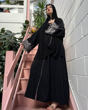 Load image into Gallery viewer, Gorgeous Eid Abaya with Embroidered Hands
